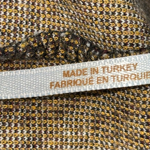 Free People Plaid Cropped Flare Pants Size 12 - Picture 8 of 16